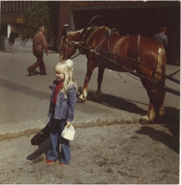 Linda på violinläger 1976